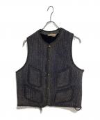 BROWN'S BEACHブラウンズビーチ）の古着「40’S BEACH JACKET/ビーチベスト」｜グレー
