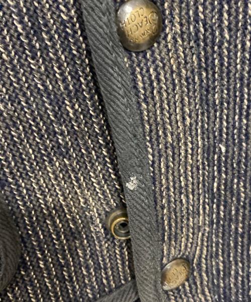 BROWN'S BEACH（ブラウンズビーチ）brown's BEACH (ブラウンズビーチ) 40’S BEACH JACKET/ビーチベスト グレー サイズ:	肩幅31cm 身幅48cm 着丈49cmの古着・服飾アイテム