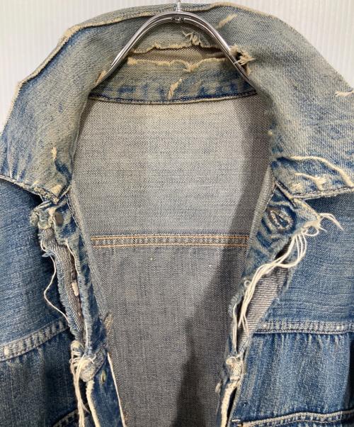 LEVI'S（リーバイス）LEVI'S (リーバイス) 507XX ヴィンテージ デニムジャケット インディゴ サイズ:	肩幅48cm身幅50cm着丈55cm袖丈58cmの古着・服飾アイテム
