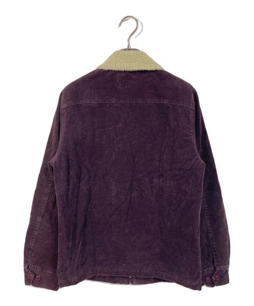 Hysteric Glamour（ヒステリックグラマー）Hysteric Glamour (ヒステリックグラマー) 00’Sチンストラップ 襟ボアコーデュロイジャケット パープル サイズ:Sの古着・服飾アイテム