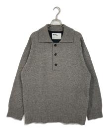 MHL（マーガレットハウエル）の古着「24AW ニットポロシャツ」｜ブラウン