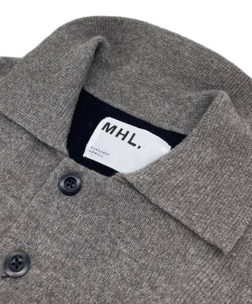 MHL（マーガレットハウエル）MHL (マーガレットハウエル) 24AW ニットポロシャツ ブラウン サイズ:Mの古着・服飾アイテム