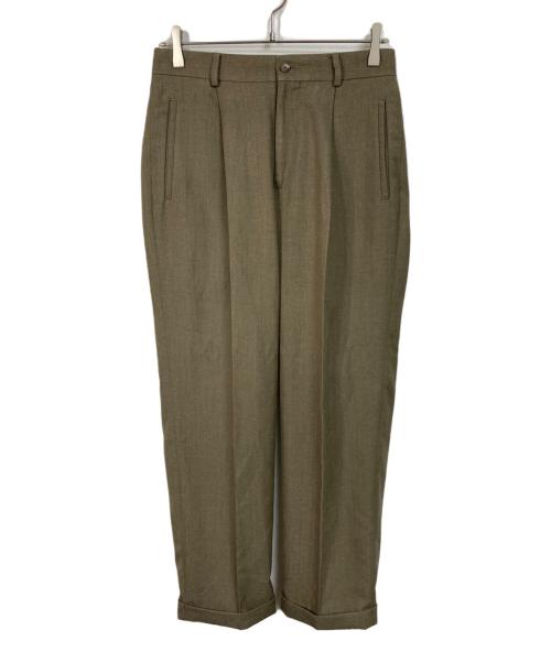 PERRY ELLIS（ペリーエリス）PERRY ELLIS (ペリーエリス) 90'sレーヨン ポリ スラックス オリーブ サイズ:30の古着・服飾アイテム