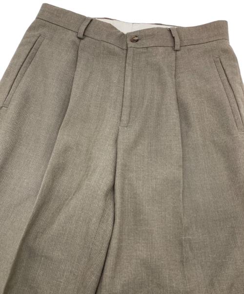PERRY ELLIS（ペリーエリス）PERRY ELLIS (ペリーエリス) 90'sレーヨン ポリ スラックス オリーブ サイズ:30の古着・服飾アイテム