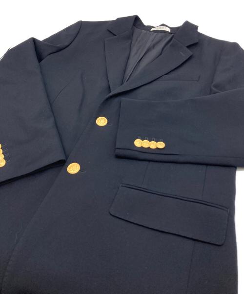 MACPHEE（マカフィー）MACPHEE (マカフィー) ビンテージギャバジン ダブルブレストジャケット ネイビー サイズ:36の古着・服飾アイテム