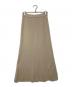 MUSE de Deuxieme Classe (ミューズ ドゥーズィエム クラス) SMOOTH TOP ロングスカート ベージュ サイズ:38：8000円