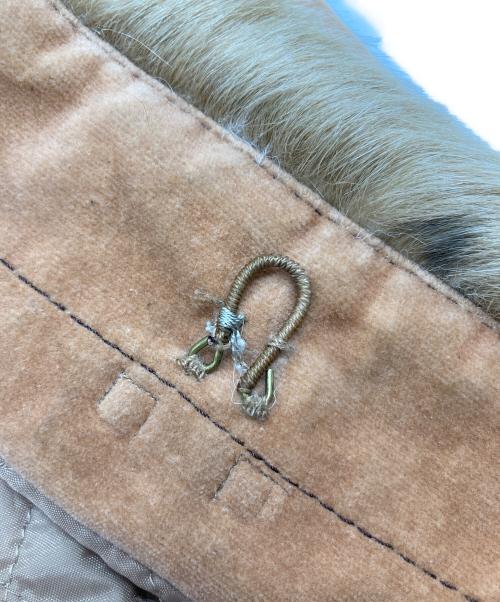 BURBERRY BLUE LABEL（バーバリー ブルー レーベル）BURBERRY BLUE LABEL (バーバリー ブルー レーベル) レオパード柄エコファージャケット ベージュ サイズ:38の古着・服飾アイテム