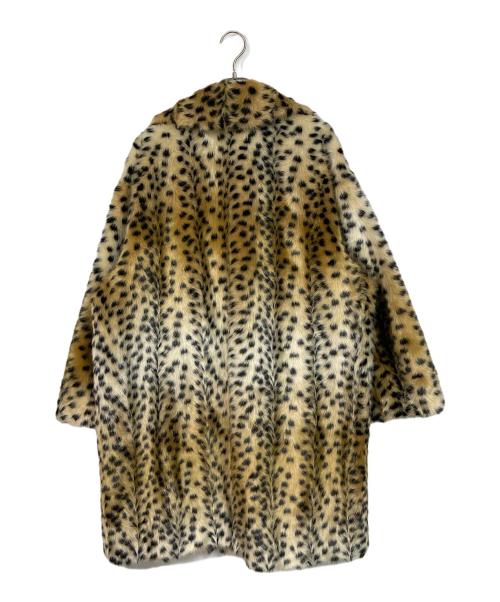 Stand Studio（スタンド スタジオ）Stand Studio (スタンド スタジオ) Faux Fur Lush Leo Coat/レオパード柄コート ブラウン サイズ:34 未使用品の古着・服飾アイテム
