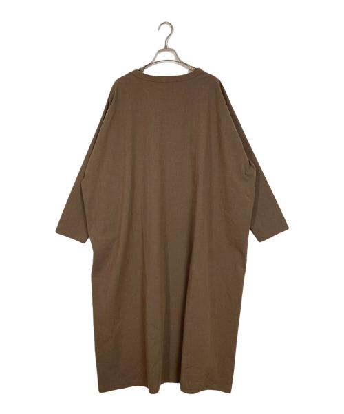 mizuiro-ind（ミズイロインド）mizuiro-ind (ミズイロインド) ワンピース ブラウン サイズ:FREEの古着・服飾アイテム