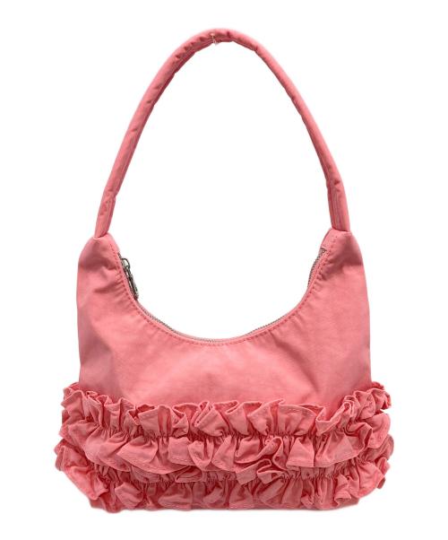 MOLLY GODDARD（モリー ゴダード）MOLLY GODDARD (モリー ゴダード) BAGGU (バグー) Mini Ruffle Shoulder Bag ピンクの古着・服飾アイテム