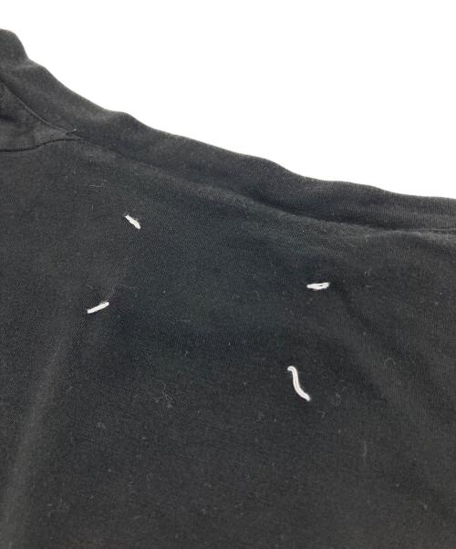 Maison Margiela（メゾンマルジェラ）Maison Margiela (メゾンマルジェラ) Vネックカットソー　ここのえ期 ブラック サイズ:Lの古着・服飾アイテム