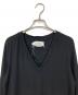 Maison Margiela (メゾンマルジェラ) Vネックカットソー　ここのえ期 ブラック サイズ:L：12000円