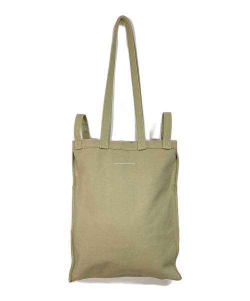 MM6 Maison Margiela（エムエムシックスメゾンマルジェラ）MM6 Maison Margiela (エムエムシックスメゾンマルジェラ) 4ハンドル ベルリン トートバッグ カーキ サイズ:実寸参照の古着・服飾アイテム