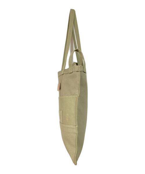 MM6 Maison Margiela（エムエムシックスメゾンマルジェラ）MM6 Maison Margiela (エムエムシックスメゾンマルジェラ) 4ハンドル ベルリン トートバッグ カーキ サイズ:実寸参照の古着・服飾アイテム