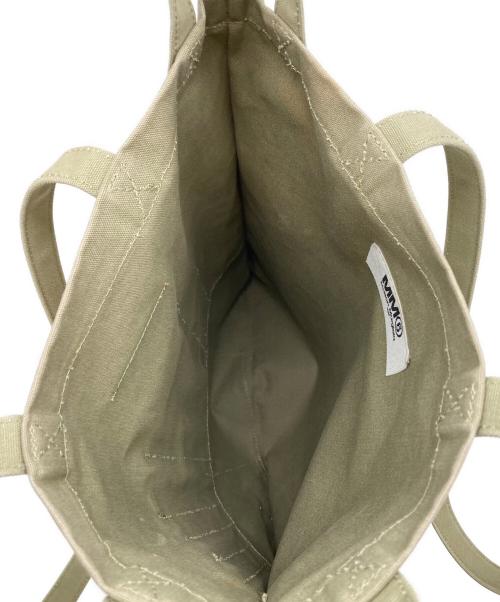 MM6 Maison Margiela（エムエムシックスメゾンマルジェラ）MM6 Maison Margiela (エムエムシックスメゾンマルジェラ) 4ハンドル ベルリン トートバッグ カーキ サイズ:実寸参照の古着・服飾アイテム