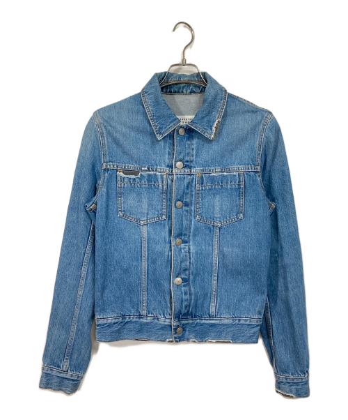 Maison Margiela（メゾンマルジェラ）Maison Margiela (メゾンマルジェラ) デニムジャケット　コットンジャケット　イタリア製 ブルー サイズ:44の古着・服飾アイテム