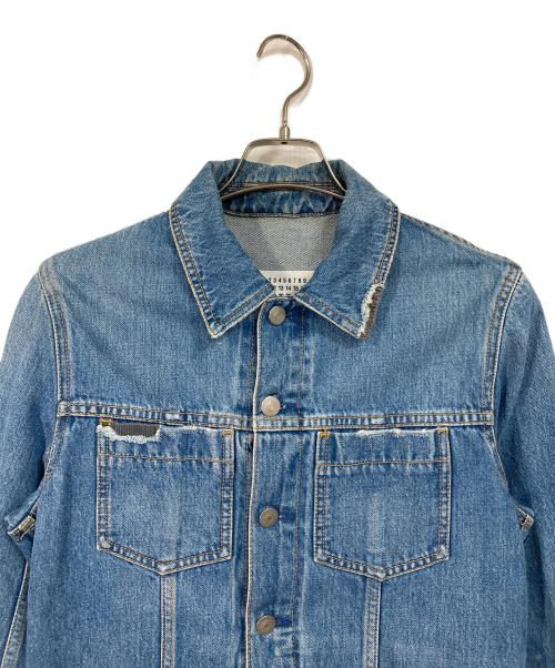 Maison Margiela（メゾンマルジェラ）Maison Margiela (メゾンマルジェラ) デニムジャケット　コットンジャケット　イタリア製 ブルー サイズ:44の古着・服飾アイテム