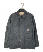 SUGAR CANEシュガーケーン）の古着「9oz. BLACK COVERT WORK COAT」｜グレー