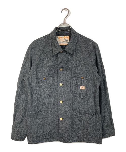 SUGAR CANE（シュガーケーン）SUGAR CANE (シュガーケーン) 9oz. BLACK COVERT WORK COAT グレー サイズ:実寸参照の古着・服飾アイテム