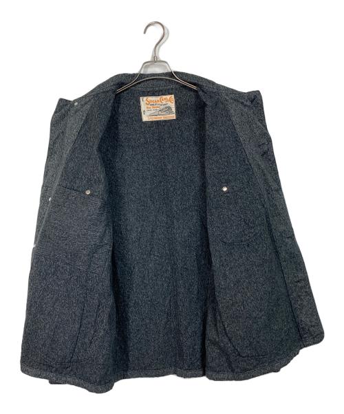 SUGAR CANE（シュガーケーン）SUGAR CANE (シュガーケーン) 9oz. BLACK COVERT WORK COAT グレー サイズ:実寸参照の古着・服飾アイテム