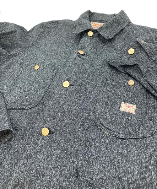 SUGAR CANE（シュガーケーン）SUGAR CANE (シュガーケーン) 9oz. BLACK COVERT WORK COAT グレー サイズ:実寸参照の古着・服飾アイテム