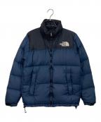 THE NORTH FACEザ ノース フェイス）の古着「ヌプシジャケット　ダウンジャケット」｜ネイビー