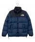 THE NORTH FACE（ザ ノース フェイス）の古着「ヌプシジャケット　ダウンジャケット」｜ネイビー