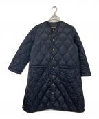 Traditional Weatherwearトラディショナルウェザーウェア）の古着「ARKLEY LONG キルティングコート」｜ネイビー