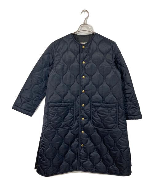 Traditional Weatherwear（トラディショナルウェザーウェア）Traditional Weatherwear (トラディショナルウェザーウェア) ARKLEY LONG キルティングコート ネイビー サイズ:34の古着・服飾アイテム