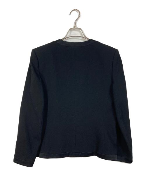 GIVENCHY（ジバンシィ）GIVENCHY (ジバンシィ) ダブルジャケット　ノーカラージャケット ブラック サイズ:14の古着・服飾アイテム