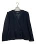 GIVENCHY（ジバンシィ）の古着「ダブルジャケット　ノーカラージャケット」｜ブラック