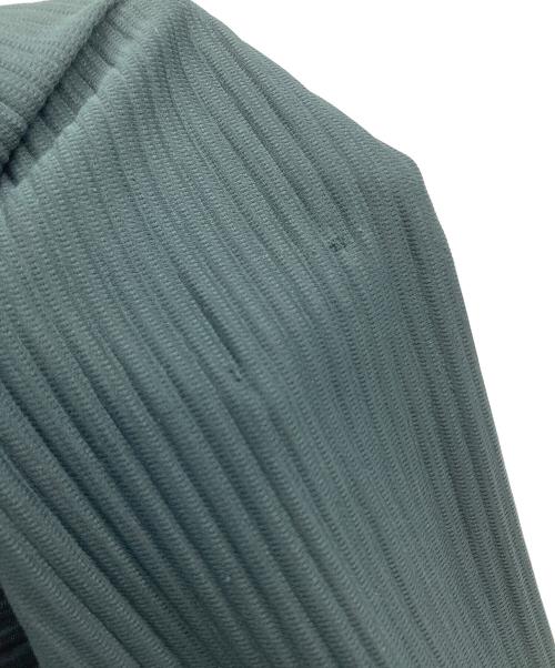 HOMME PLISSE ISSEY MIYAKE（オム プリッセ イッセイ ミヤケ）HOMME PLISSE ISSEY MIYAKE (オム プリッセ イッセイ ミヤケ) プリーツワイドパンツ グリーン サイズ:1の古着・服飾アイテム