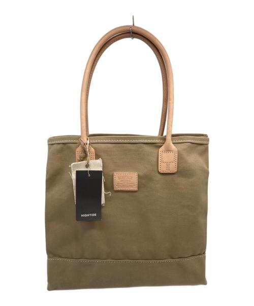 HERITAGE LEATHER（ヘリテイジレザー）HERITAGE LEATHER (ヘリテイジレザー) レザーハンドル トートバッグ　DAY TOTE デイトート　アメリカ製 ベージュ サイズ:実寸参照 未使用品の古着・服飾アイテム
