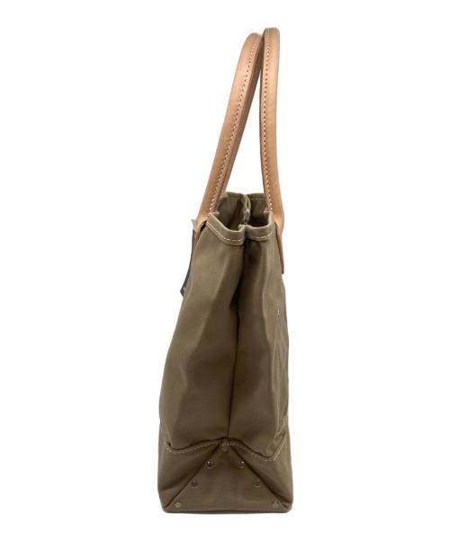HERITAGE LEATHER（ヘリテイジレザー）HERITAGE LEATHER (ヘリテイジレザー) レザーハンドル トートバッグ　DAY TOTE デイトート　アメリカ製 ベージュ サイズ:実寸参照 未使用品の古着・服飾アイテム