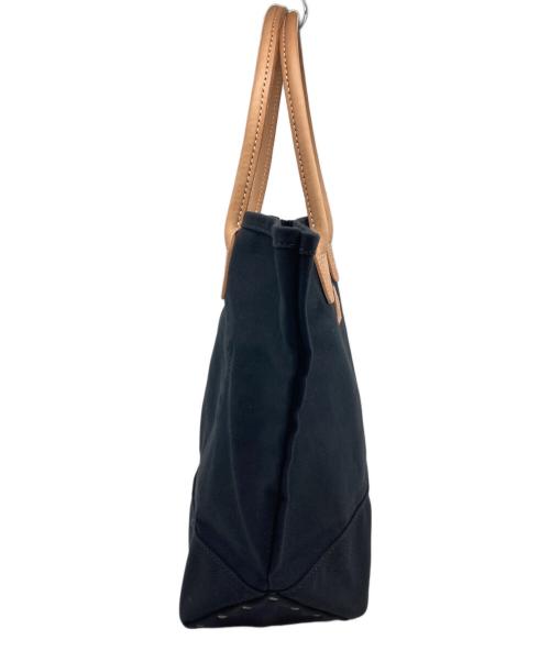 HERITAGE LEATHER（ヘリテイジレザー）HERITAGE LEATHER (ヘリテイジレザー) レザーハンドルトートバッグ ブラック サイズ:実寸参照の古着・服飾アイテム