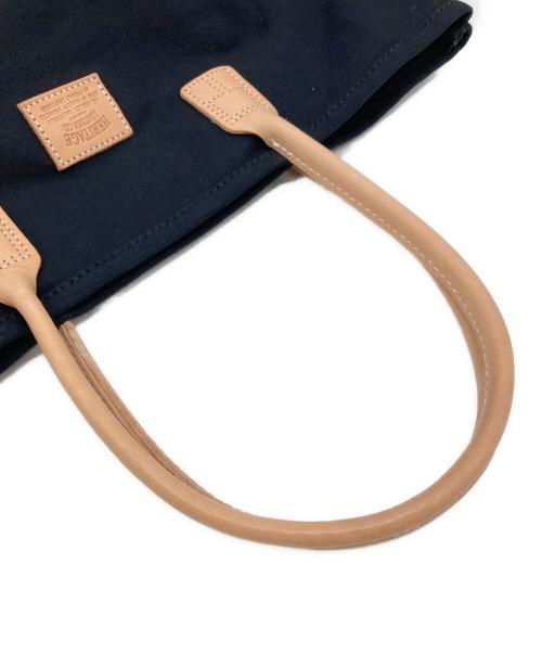 HERITAGE LEATHER（ヘリテイジレザー）HERITAGE LEATHER (ヘリテイジレザー) レザーハンドルトートバッグ ブラック サイズ:実寸参照の古着・服飾アイテム