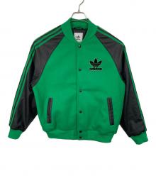 adidas（アディダス）の古着「SST ボンバージャケット」｜ブラック×グリーン