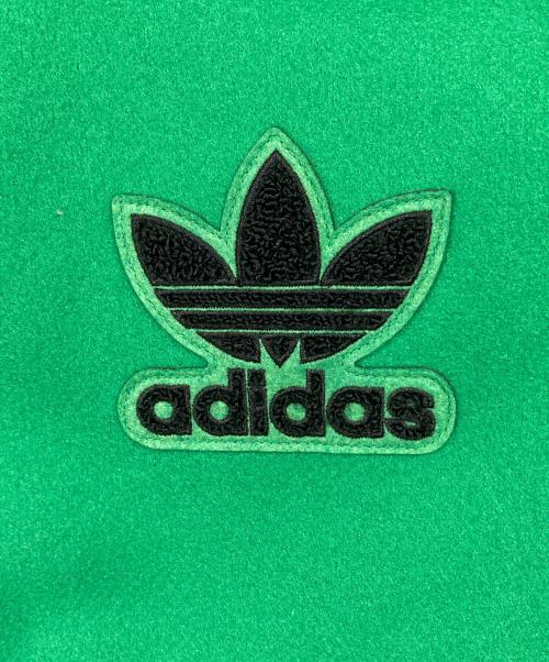 adidas（アディダス）adidas (アディダス) SST ボンバージャケット ブラック×グリーン サイズ:Mの古着・服飾アイテム