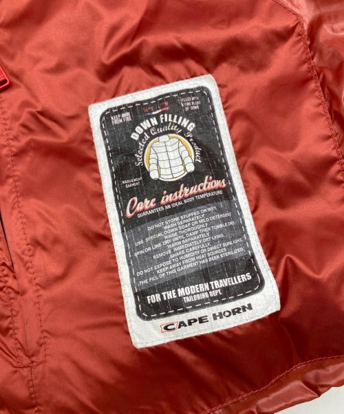 CAPE HORN（ケープホーン）CAPE HORN (ケープホーン) ダウンジャケット レッド サイズ:42の古着・服飾アイテム
