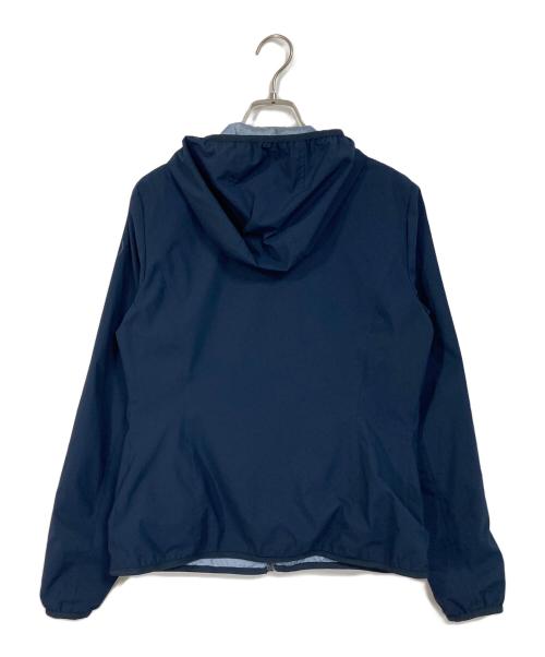 CAPE HORN（ケープホーン）CAPE HORN (ケープホーン) リバーシブルジャケット　ジップフーディ　ジップパーカー ネイビー×ブルー サイズ:42の古着・服飾アイテム