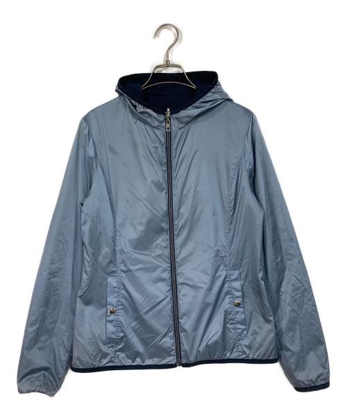 CAPE HORN（ケープホーン）CAPE HORN (ケープホーン) リバーシブルジャケット　ジップフーディ　ジップパーカー ネイビー×ブルー サイズ:42の古着・服飾アイテム