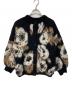 Ameri（アメリ）の古着「VERONICAJACQUARDKNIT CARDIGAN」｜ホワイト×ブラック