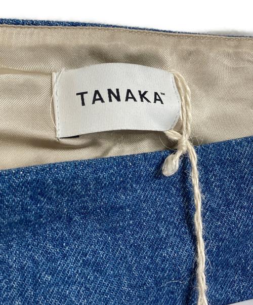 TANAKA（タナカ）TANAKA (タナカ) OPOC FLOWER DENIM TOP フラワーデニムトップ　デザイントップス　日本製 インディゴ サイズ:FREEの古着・服飾アイテム