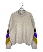 BOWTEバウト）の古着「NATURAL FOX INTARSIA SLEEVE：ニット　JOURNALSTANDARD L'ESSAGE取扱」｜ベージュ