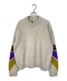 BOWTE（バウト）の古着「NATURAL FOX INTARSIA SLEEVE：ニット　JOURNALSTANDARD L'ESSAGE取扱」｜ベージュ