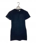Bibiy.ビビィ）の古着「MAISIE DRESS  メイシードレス  ミニワンピース　半袖ワンピース　セレモニー」｜ブラック