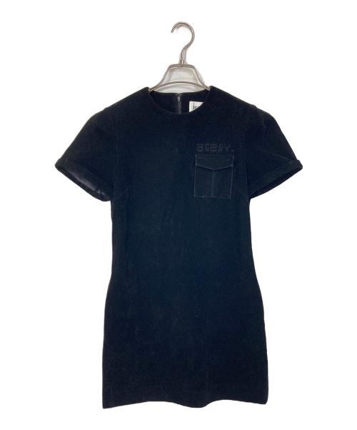 Bibiy.（ビビィ）Bibiy. (ビビィ) MAISIE DRESS  メイシードレス  ミニワンピース　半袖ワンピース　セレモニー ブラック サイズ:FREEの古着・服飾アイテム