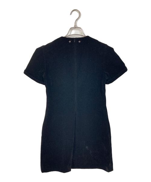 Bibiy.（ビビィ）Bibiy. (ビビィ) MAISIE DRESS  メイシードレス  ミニワンピース　半袖ワンピース　セレモニー ブラック サイズ:FREEの古着・服飾アイテム