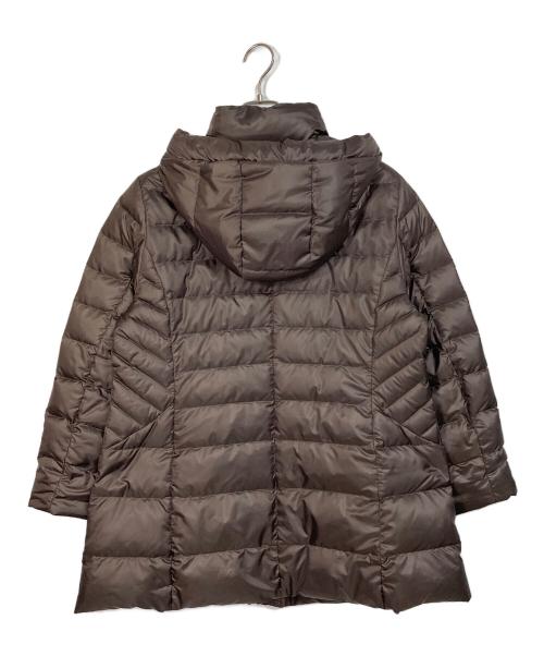 UNTITLED（アンタイトル）UNTITLED (アンタイトル) 撥水 ロング丈タフタダウンコート ブラウン サイズ:44の古着・服飾アイテム