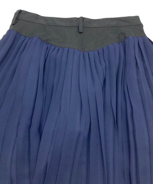 Y's（ワイズ）Y's (ワイズ) バックプリーツパンツ　デザインパンツ　日本製 ブラック×ネイビー サイズ:1の古着・服飾アイテム